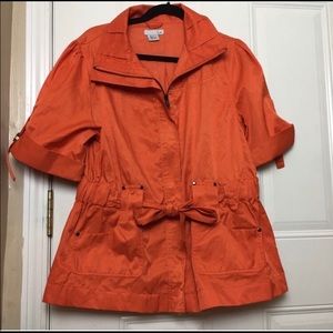 Anthropologie Luii orange trench